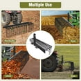 thumbnail image 5 of TEQIN 60" Pine Straw Rake Steel Spring Landscape Rake,Powder-Coated Steel Tow-Behind Landscape Rake,3-Point Hitch Receiver for ATV, UTV or Utility Tractor, 5 of 6