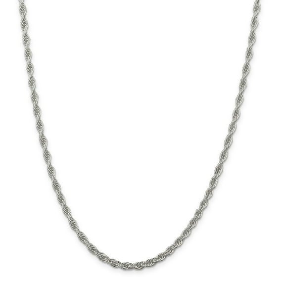 Primal Silver Sterling Silver 3.8mm Loose Rope Chain