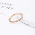 thumbnail image 3 of 2mm 4mm 6mm Tungsten Wedding Bands Ring for Women Men Rose Gold/Silver/Gold/Black Polished Slim Engagement Promise Rings Comfort Fit Size 4-13, 3 of 5