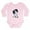 Petal Pink, variant on CafePress - B&B King Charles Spani Long Sleeve Infant Bodysuit - Long Sleeve Cotton Baby Bodysuit