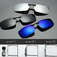 thumbnail image 3 of Clip Polarizado de 4 Piezas Zulema Gafas de Sol Polarizadas Unisex UV400, 3 of 8