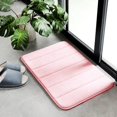 thumbnail image 1 of Memory Foam Embossed Velvet Carpet Bathroom Living Room Non-Slip Mat Cobblestone Floor Mat My Lux Decor Round, 1 of 32