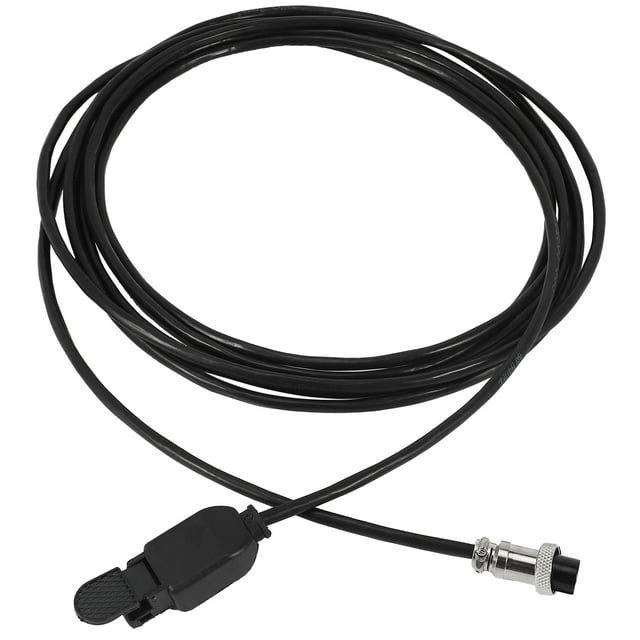 4M Length K-01 Torch -Switch Trigger with Wire Line Aviation Plug Fitting for TIG Plasma Cutting Welding Torch,1 x Switch with wire and plug,Black