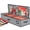 Gray, variant on HOLDN' STORAGE Wrapping Paper Storage Container, Fits 27 Rolls Gift Wrap, Extra Pockets for Ribbons & Bows, Underbed Storage - Red with White Snowflakes