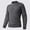 Dark Gray, variant on Men's Pullover Sweater, Long Sleeve Casual Half-Turtleneck Warm Winter Tops Gray Size 4XL