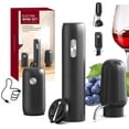 thumbnail image 1 of Juego de abrebotellas de vino eléctrico CIRCLE JOY recargable, 1 of 9