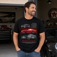 thumbnail image 6 of Men's Car Racing Graphic T-Shirt, Unisex Classic Fit Short Sleeve Tee, 6 of 9