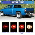 thumbnail image 5 of Tail Lights For 1994-2001 Dodge Ram 1500 Pickup & 1994-2002 Dodge Ram 2500/3500 & 1995-2002 Dodae Ram 4000(Not fit for Cab & chassis models)Rear Lamps Chrome/Clear Lens, 5 of 8
