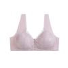 

RPVATI Women s Breathable Lace Front-Closure Bra Push Up Sports Bras Soft Wireless T-Shirt Bra