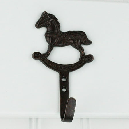 Highpoint Collection  Oil Rubbed Bronze Hobby Horse Wall Hooks - Set of