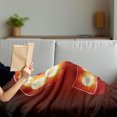 thumbnail image 3 of Letter S Soft Flannel Fleece Throw Blanket, Vintage Casino Sign Capitalized Letter Vibrant Color Palette Design, Cozy Plush for Indoor and Outdoor Use, 50" x 60", Vermilion Yellow Black, by Ambesonne, 3 of 5