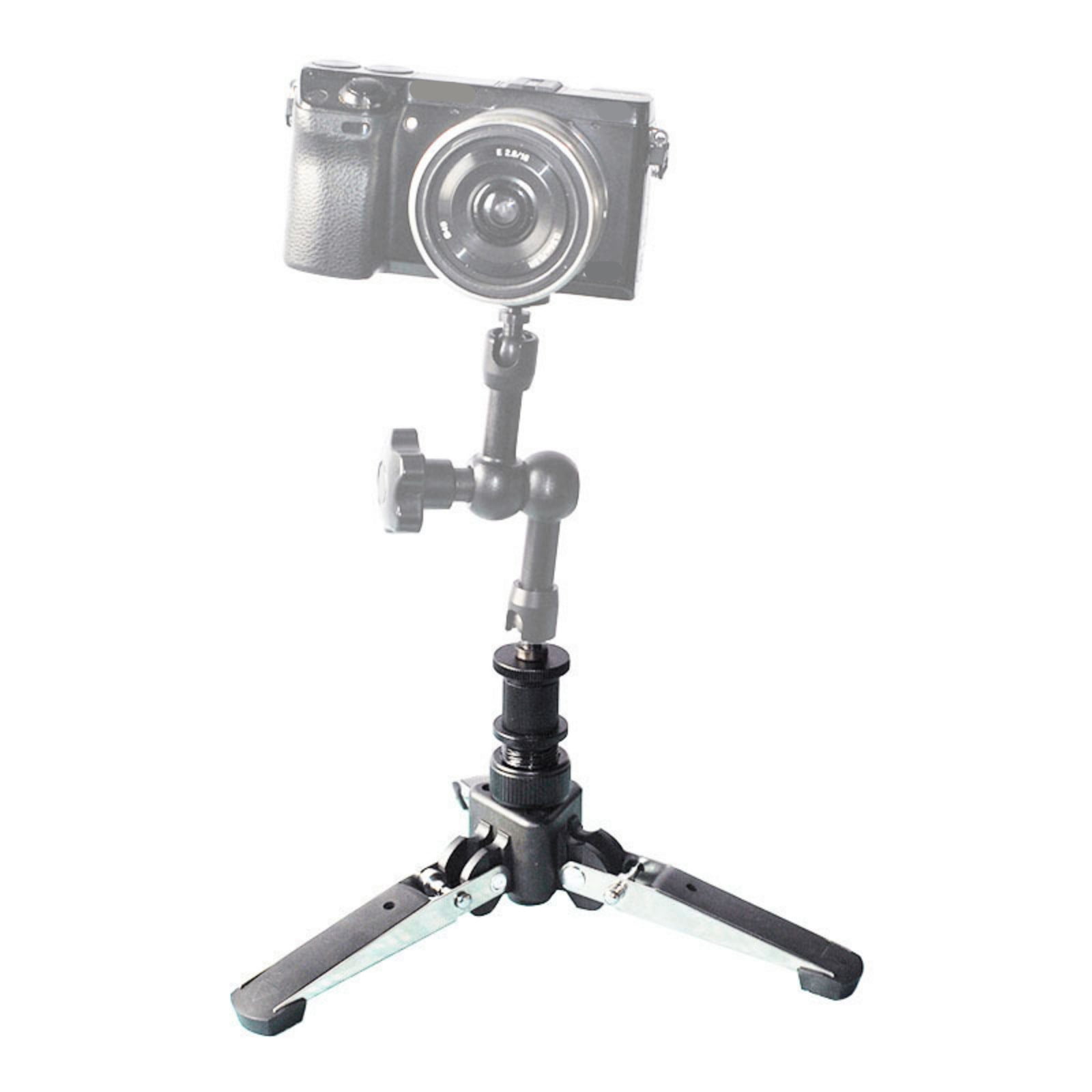 Travel Friendly 1/4 Screw Tripods Monopod Support Stand 3 Legs Camera Tripod Stand For DSLR And Camcorder Stability