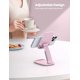 thumbnail image 2 of Rosa-(110*80*28MM)Soporte para teléfono ajustable, base para teléfono - Base de soporte plegable para iPhone 14 Pro Max Plus, 13/12/11 Pro Max Mini, XS Max XR X 8 7 6S, Samsung S10 S9, Huawei, d otros, 2 of 5