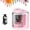 Pink, variant on Electric Pencil Sharpener, SUWU Automatic Sharpener Fit for No.2 and 6-8 mm Pencils, Electric Sharpener with Auto Stop - Black