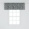 thumbnail image 2 of Ambesonne Animal Window Valance, Colorful s Birds, 54" X 18", Multicolor, 2 of 3