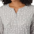 thumbnail image 4 of Nautica Womens Pajamas - Cozy Silky Fleece - 2 Piece Long Sleeve Winter Sleepwear Set for Women (Gray Stars/Medium), 4 of 8
