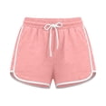 thumbnail image 6 of CHGBMOK Womens Athletic Shorts Running Color Block Shorts with Pockets and Drawstring Casual Loose Short Pants, 6 of 6