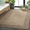 thumbnail image 3 of SAFAVIEH Sisal Performance Beatrice Geometric Indoor/Outdoor Area Rug, Natural/Beige, 6'7" x 6'7" Square, 3 of 16