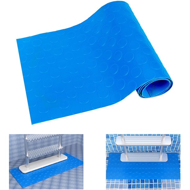 LONGRV Pool Ladder Pad 9"x36" NonSlip Pool Step MatProtective