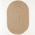 thumbnail image 1 of Rhody Rug CD56R024X036 2 x 3 ft. Camden Tweed Oval Rug, Natural, 1 of 1