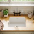 thumbnail image 2 of Rochelle 24 x 18 ceramic single basin, drop-in/undermount kitchen sink, 2 of 8