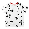 thumbnail image 2 of T-shirt pour Tout-Petit à Col Rouge avec Costume de Dalmatien pour Chien, 2 of 2