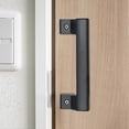 thumbnail image 3 of 2Pcs/Set Sliding Door Handles Easy Install Garage Barn Modern Kitchen Aluminum Showcase Dr (White), 3 of 5