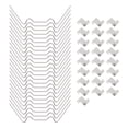 thumbnail image 1 of Unique Bargains 100pack Greenhouse Repair Kit, Includes 50pack 95mm W Type and 50pack Z Type Panel Fixing Clips, 1 of 6