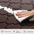 thumbnail image 4 of Alfombrilla de cocina SoftDuo, acolchada, antifatiga, 2 unidades, color chocolate, 4 of 7