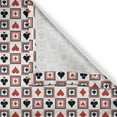 thumbnail image 4 of Ambesonne Casino Valance Pack of 2, Playing Cards, 54"X18", Scarlet Black, 4 of 5
