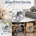 thumbnail image 6 of 4 Different Ocean Animal Stemless Glasses â Handcrafted Marine Life Glassware with Octopus, Whale, Turtle & Dolphin, Coastal Decor Bar Glasses for Cocktails, Unique Gift for Sea Lovers, 1Pc, 6 of 8