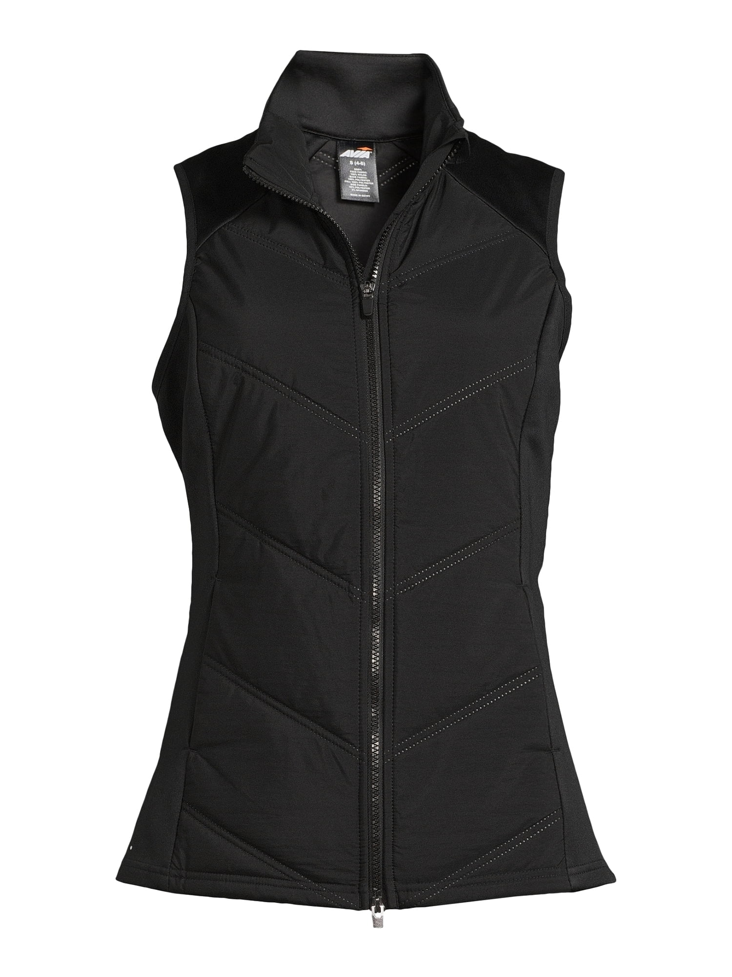 Avia Women’s Quilted Vest with Pockets, Sizes XS-XXXL
