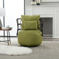 thumbnail image 2 of Upholstered Swivel Accent Chair Living Room Chair Green, 2 of 5