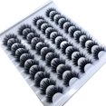 thumbnail image 1 of Pestañas postizas naturales, pestañas de visón, pestañas postizas a granel, gruesas, largas, rectas, naturales, paquete corto, 18-25 mm, 20 pares hola suerte  unisex, 1 of 2