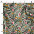 thumbnail image 2 of Soimoi Cotton Cambric Green Fabric By the Yard - 42 Inch Wide - Florals Print Fabric - Elegant and Timeless Patterns for Fashion and Home Decor Printed Fabric, 2 of 6