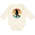 thumbnail image 3 of Inktastic Hockey Player Retro Sunset Boys or Girls Long Sleeve Baby Bodysuit, 3 of 5