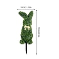 thumbnail image 2 of WEGFTDUOP Artificial Green Rabbit Ground Plug Simulation Flower Tree Mini Bunny Garden Decor 75cm, 2 of 6