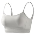 thumbnail image 2 of VONCOS Wireless Bra for Women Seamless Light Support, Buttery Soft Comfort Bralette for Everyday Wear & Yoga in Gray,Size L, 2 of 5