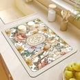 thumbnail image 1 of Coffee Mat Hide Stain Rubber Backed Absorbent Coffee Maker Mat for Countertops Coffee Bar Mat Decor Spill Mat Rubber Dish Drying Mat for Kitchen Counter, 1 of 9