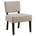 thumbnail image 2 of ACCENT CHAIR - LIGHT GREY / BLACK ABSTRACT DOT FABRIC, 2 of 11