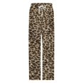 thumbnail image 4 of Animal Print Pajama Pants Loose Pajamas Female Breathable Home Trousers Leisure Sleeping Pants Large Size, 4 of 6