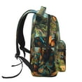 thumbnail image 3 of Fotbe Forest Meditating Gorilla Mochila Casual con Estampado para Escuela, Viajes y Actividades al Aire Libre - Duradera, Ligera y Cómoda, 3 of 5