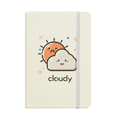 thumbnail image 1 of Couverture Nuage Adorable Carnet de Soleil Couverture Rigide en Tissu Journal Classique, 1 of 3