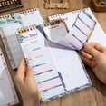 thumbnail image 6 of Meal Planner Notebook 8.5x11”, 50 Sheets, Double Helix Meal & Grocery List, Wall-Mountable Menu Planner for Daily & Weekly Plan, 6 of 6