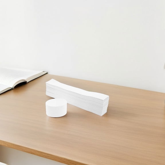 SEWCHICS 100Pcs Self Adhesive Money Bundle Wrappers White Paper Straps for Restaurants and Retail