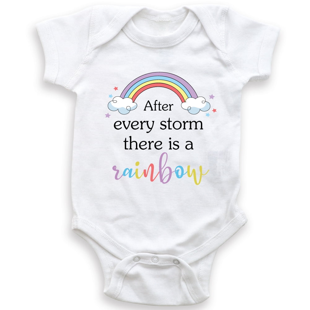 Handpicked for Earth  After Every Storm There Is A Rainbow Of Hope  Baby Shower Gift  Miracle Baby  Baby Gift  New Baby