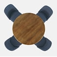 thumbnail image 4 of Jofran Five Piece Round Modern  Solid Wood Counter Height Dining Set, 4 of 9