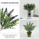 thumbnail image 3 of 2 piezas de adornos de flores artificiales de eucalipto, decoración de flores, adorno verde, 3 of 7