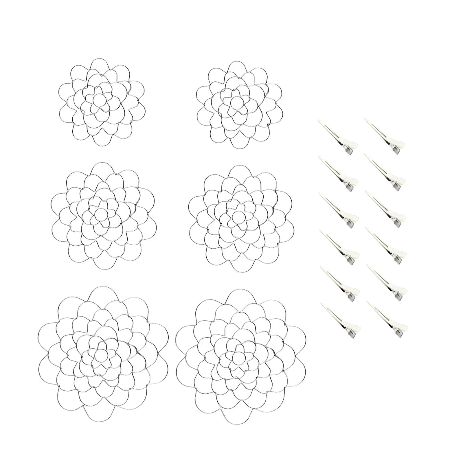 perfeclan Flower Arrangement Holder Floral Grid Floral Insert Lid Flower Flower Arranging Tool for Tabletop Floral Photo Prop 4 5 6inch 2 Pieces