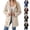 Beige, variant on Lovzfmll Fall Jackets for Women, Solid Color Hooded Jacket, Plush Zip Up Fleece with Pockets, Fall Winter Clothing